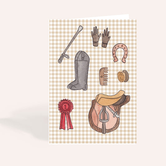 Horse Riding Card
