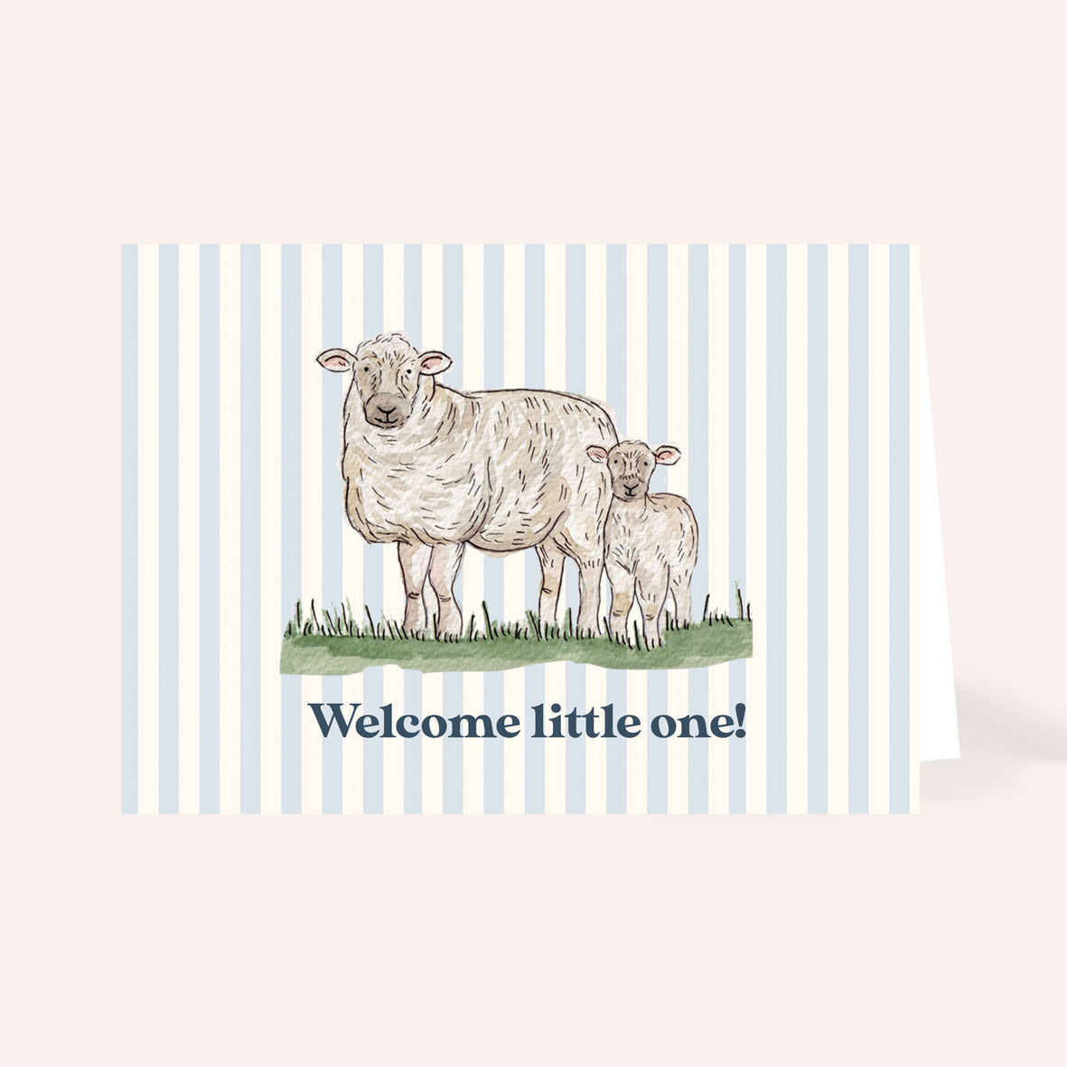 Welcome Little One Sheep Card