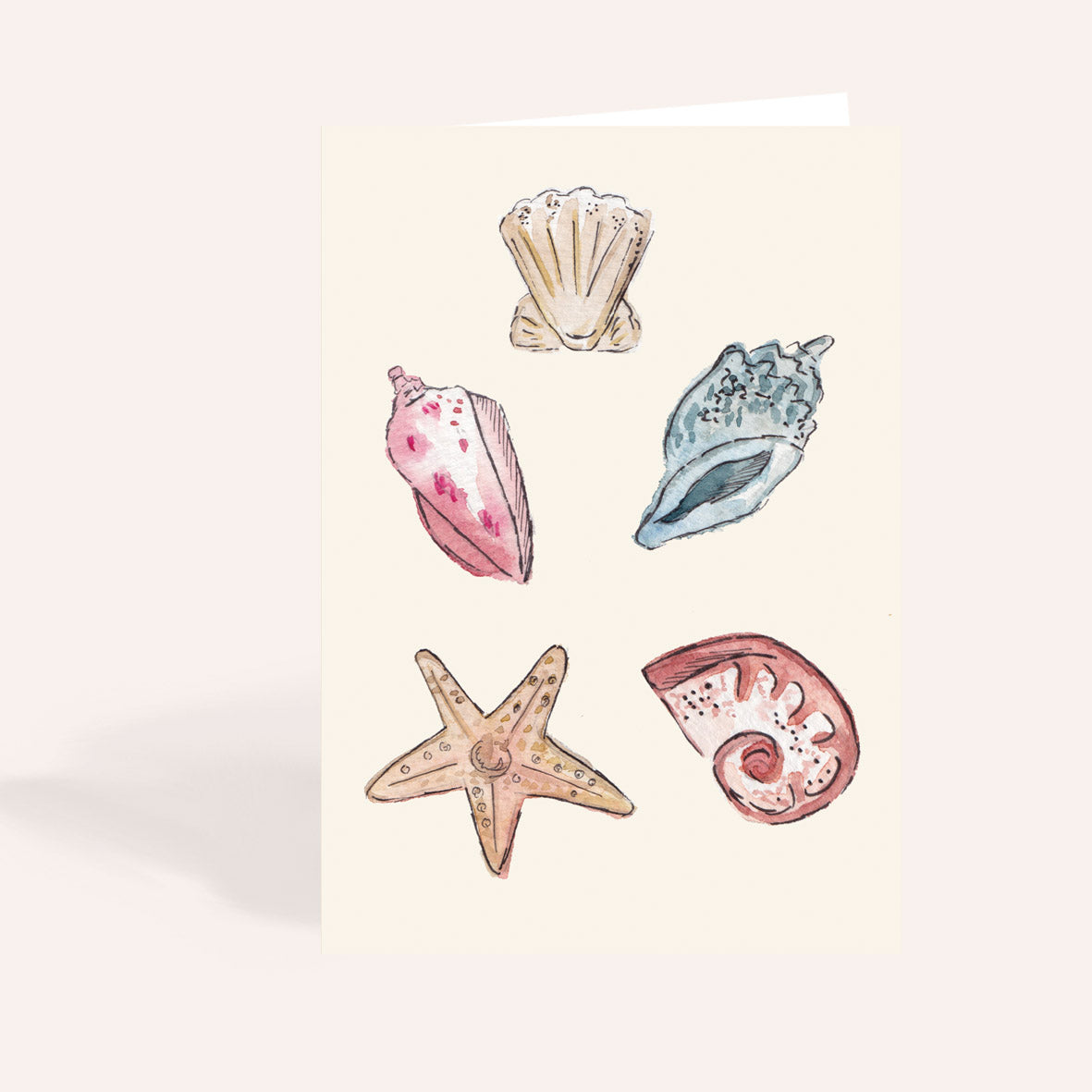 Beach Shell Card