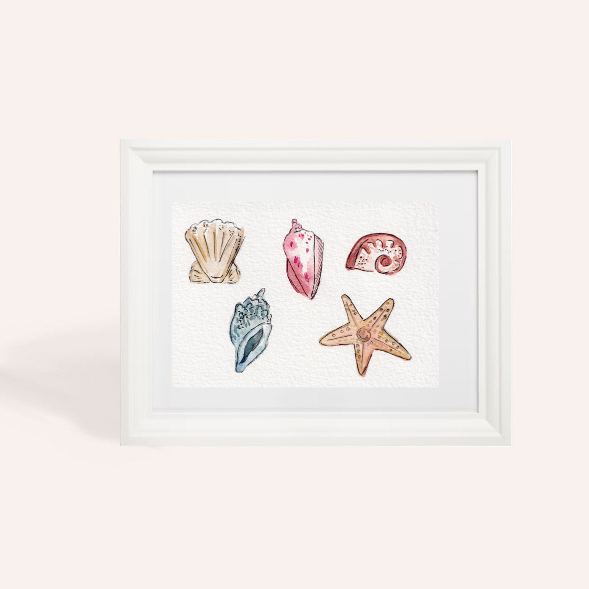 Shells A6 Original Illustration