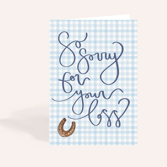Horse Sympathy Card