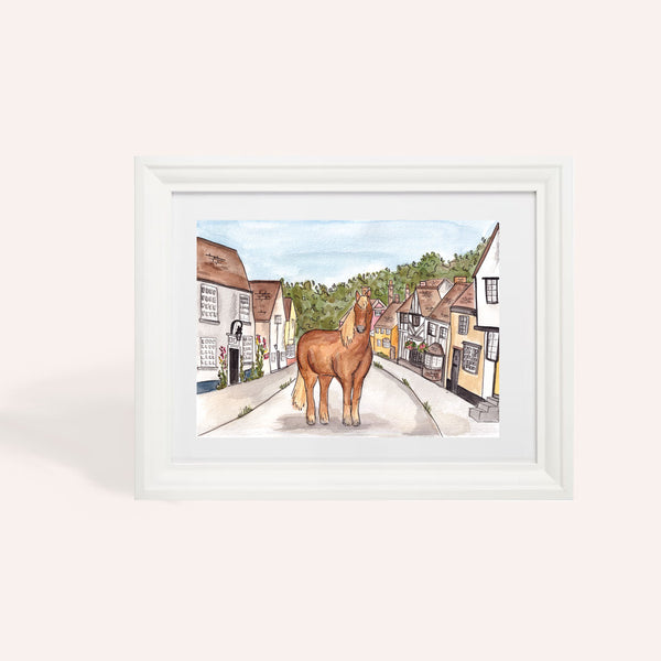 Charity Suffolk Punch A4 Art Print