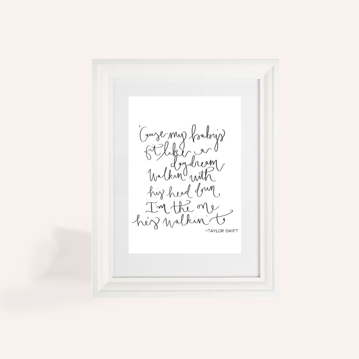 Taylor Call It What You Want A4 Print