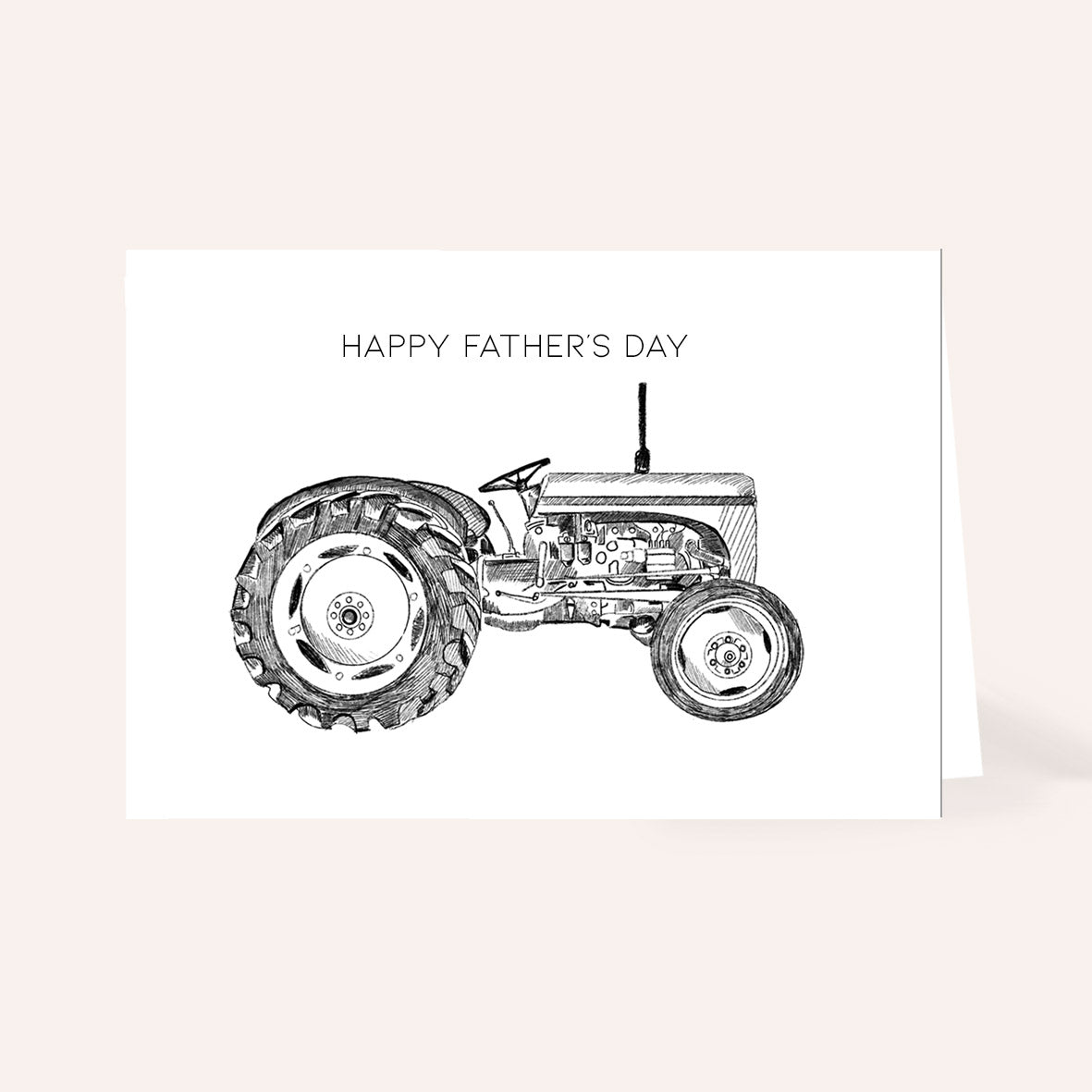 Vintage Tractor Father's Day Card