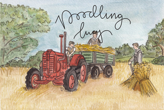 Vintage Harvest A5 Original Watercolour