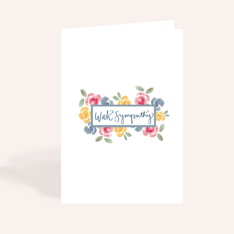 Blossom Meadow With Sympathy Card