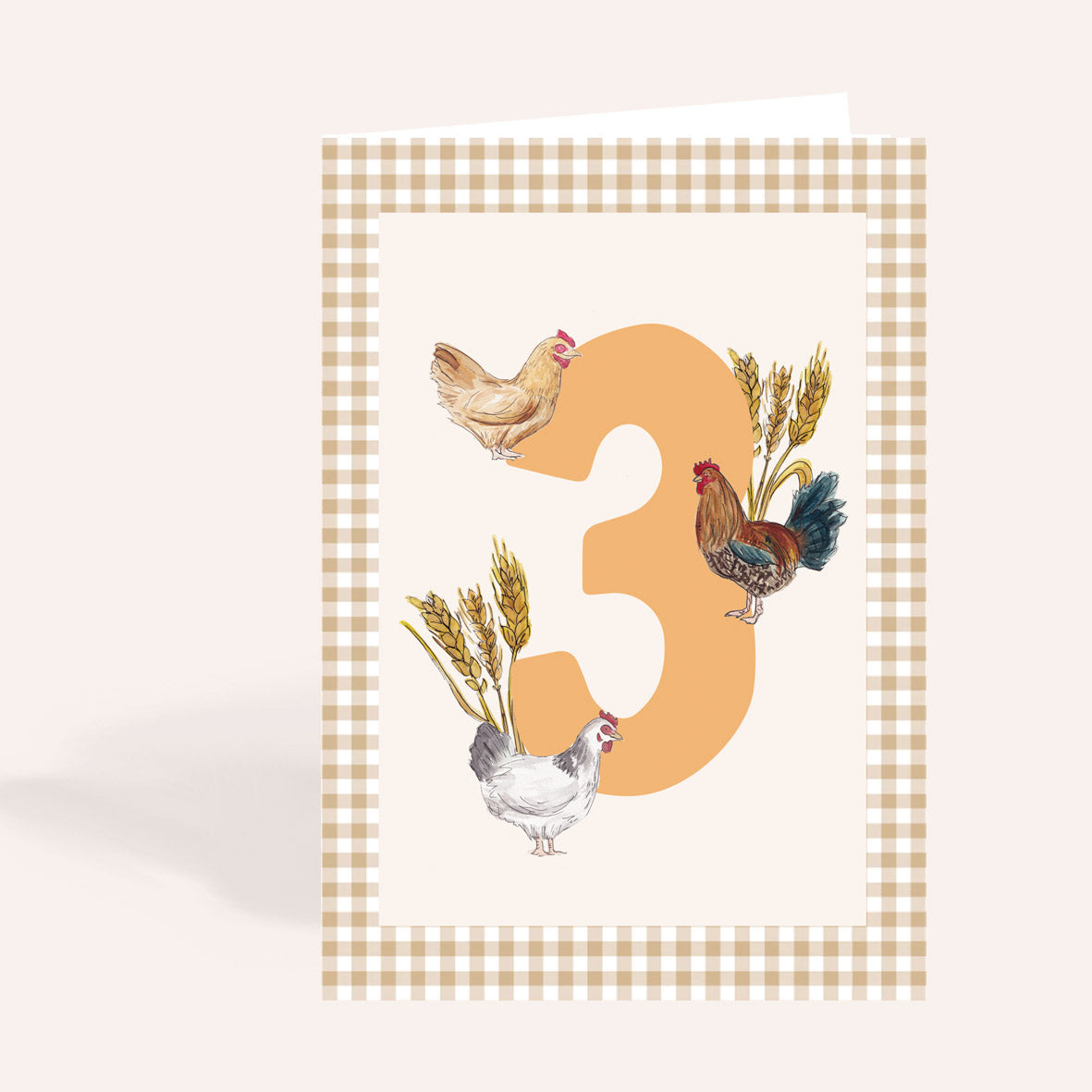 3rd Birthday Age Milestone Card