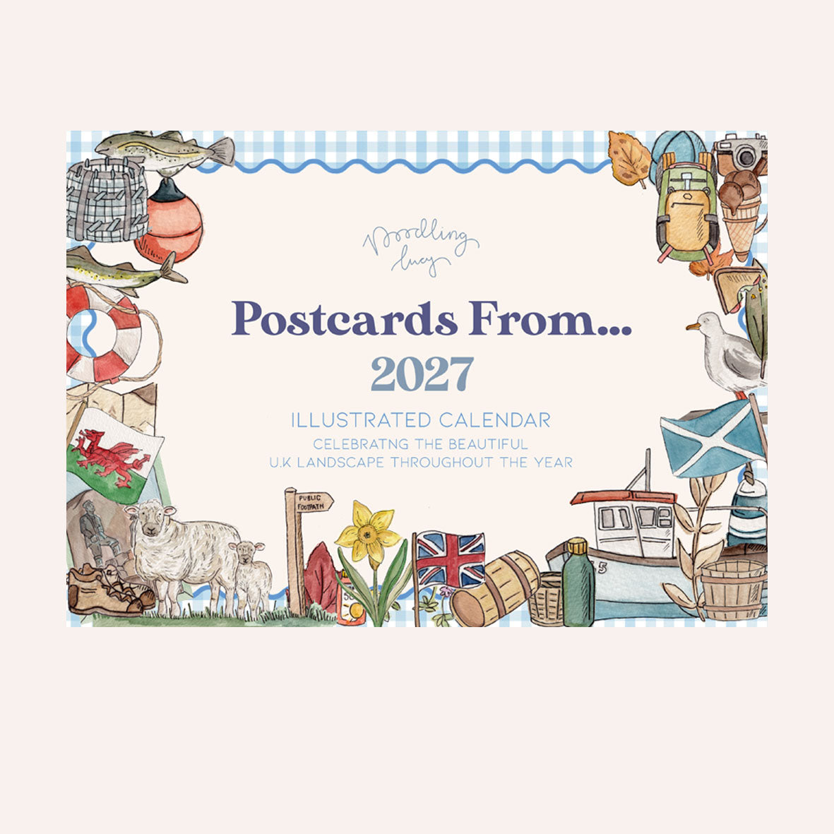 Postcards From...2027 Illustrated Calendar
