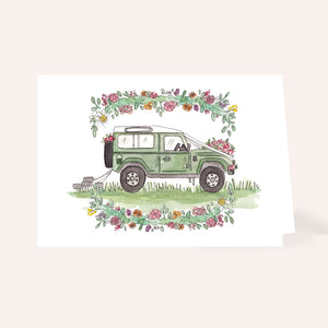 Defender Wedding Card