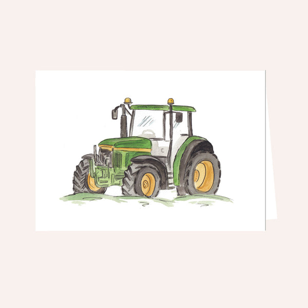 The Green Tractor Card