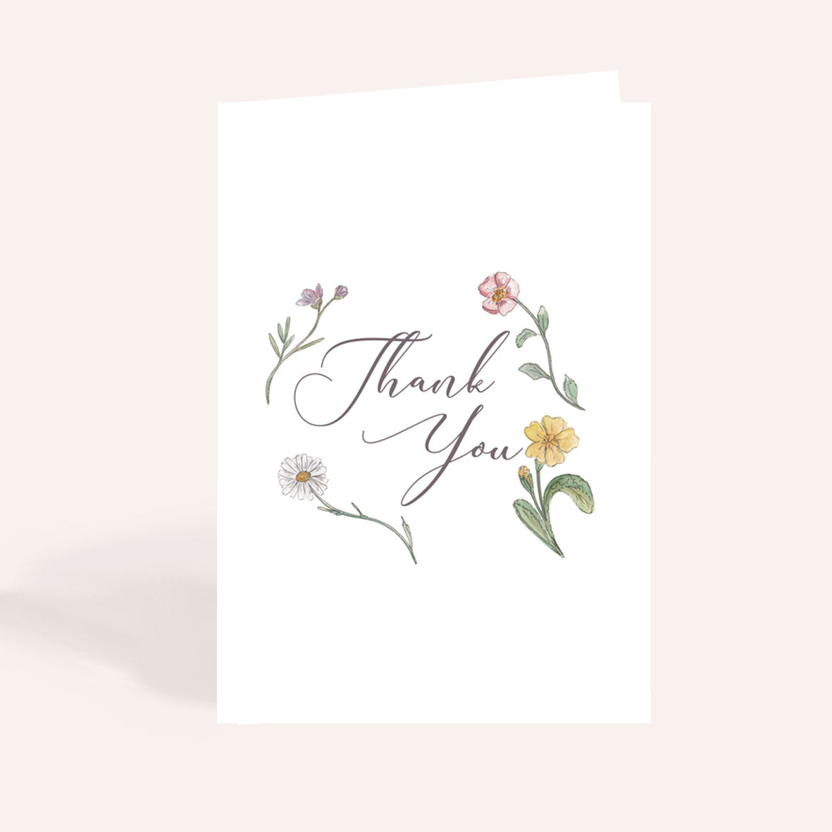 Among The Meadows Thank You Card