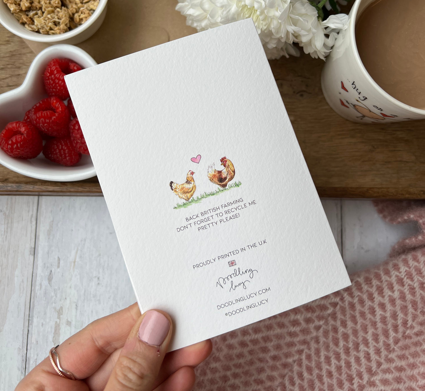 Love You Chicken Card