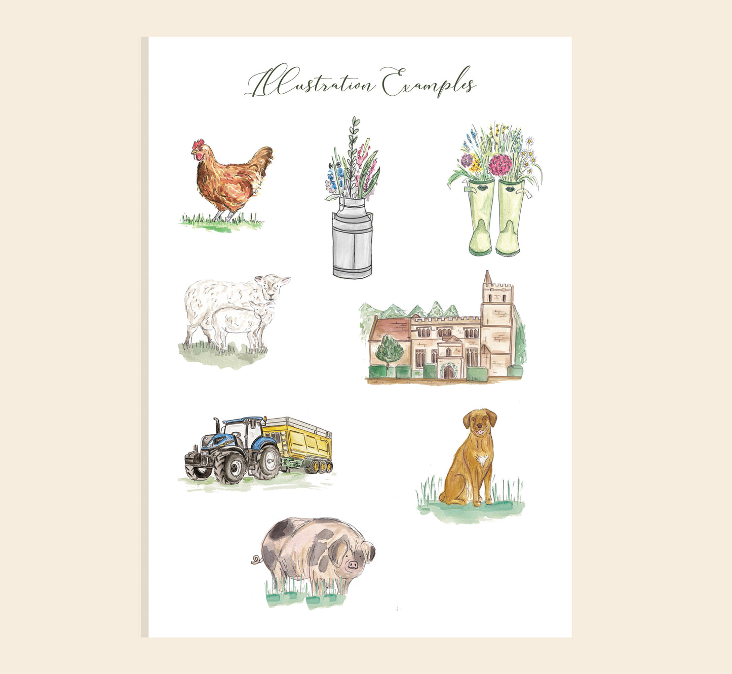 Milton End Signature Doodling Lucy Wedding Invitation