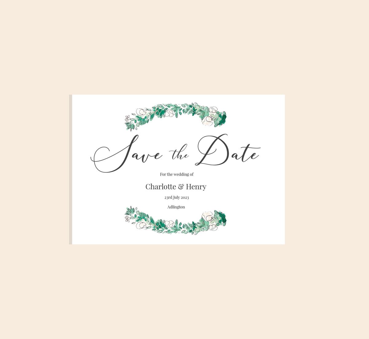 Signature Doodling Lucy Wedding Save The Date