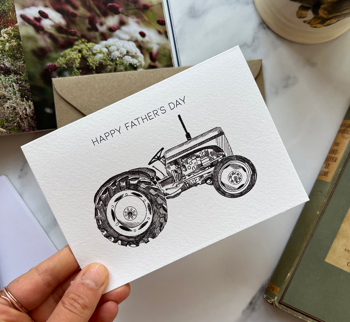 Vintage Tractor Father's Day Card