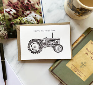 Vintage Tractor Father's Day Card