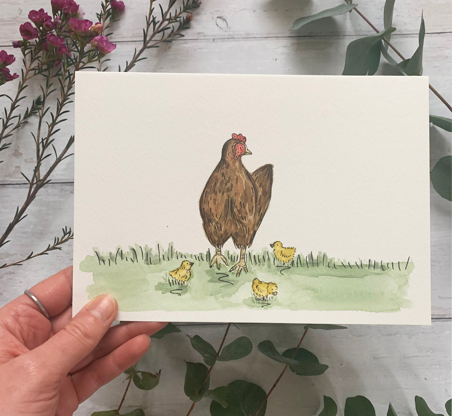 Claudia & Her Chicks: Humphrey, Lily and Charlie