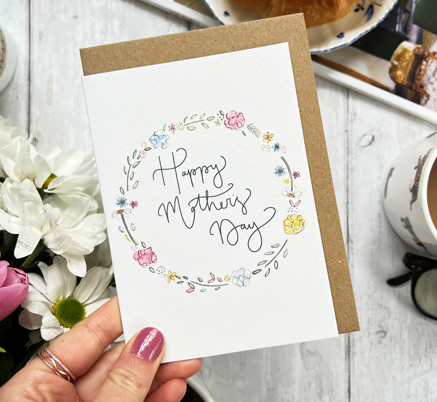 Delicate Floral Mother's Day Card
