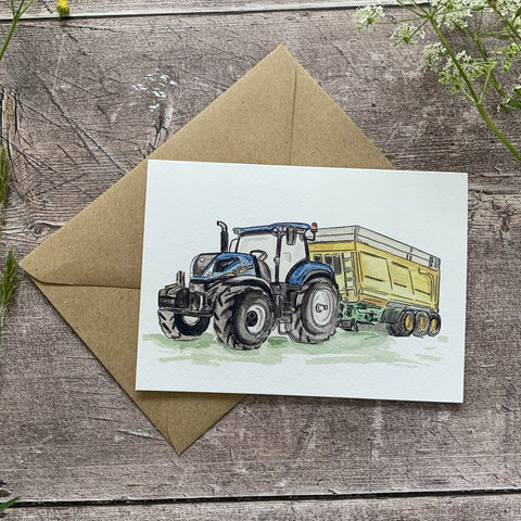 New Holland Tractor Card